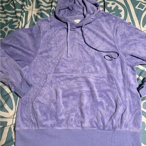 Reflex terry cloth Purple Hoodie Sweatshirt